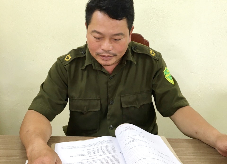 Anh Lương Xuân Hải, Phó trưởng Công an xã Hải Đông (TP Móng Cái).