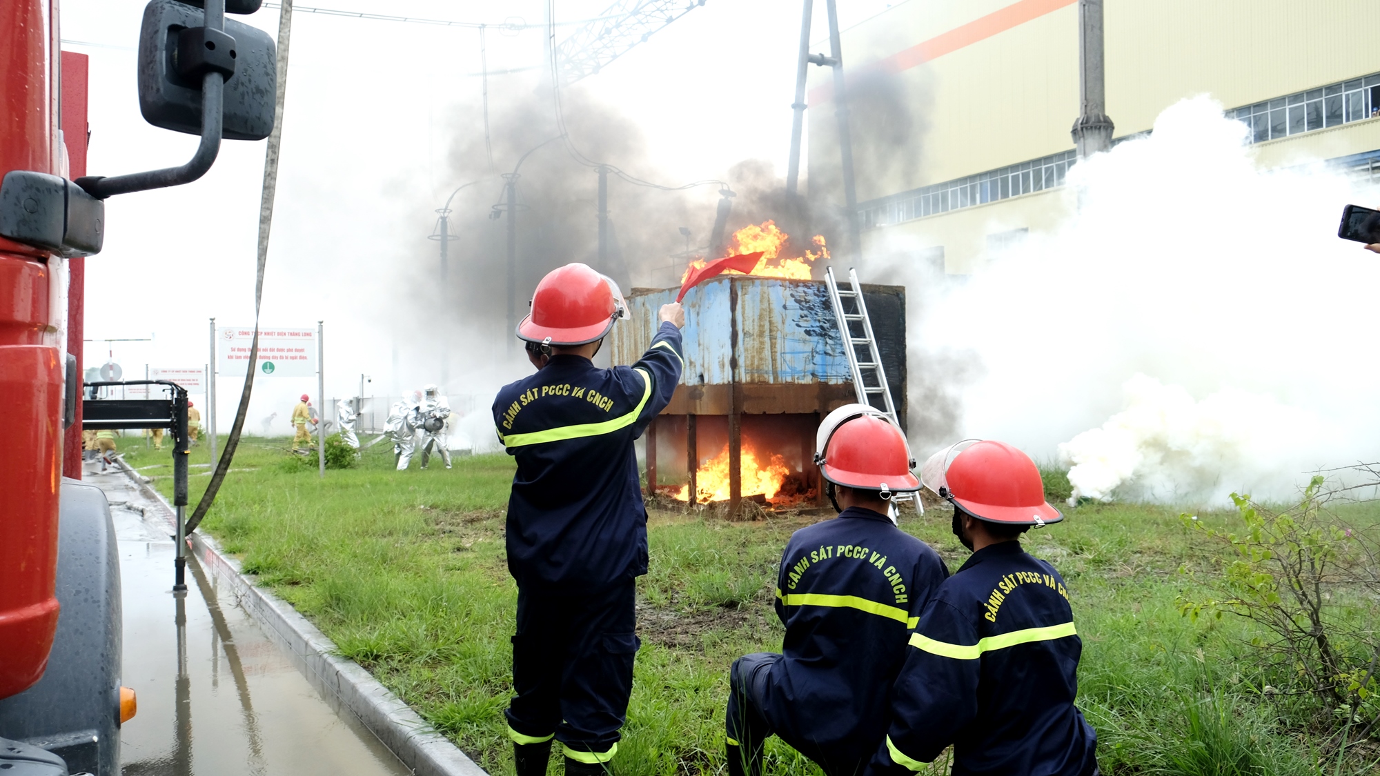 Công tác huấn luyện, thực tập phương án chữa cháy và cứu nạn cứu hộ luôn được chú trọng với phương châm 