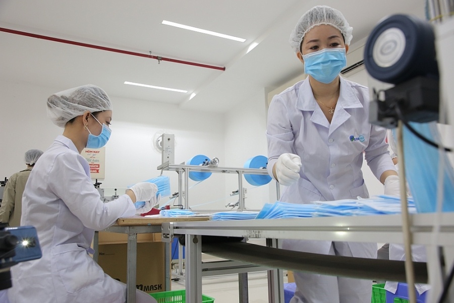 Sản phẩm khẩu trang y tế của Việt Nam được xuất khẩu đi nhiều thị trường