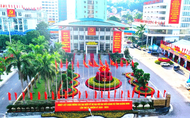 Trung tâm Tổ chức hội nghị tỉnh là địa điểm diễn ra Đại hội Đại biểu Đảng bộ tỉnh Quảng Ninh. Ảnh: Hùng Sơn