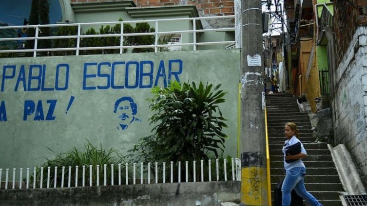 Khu phố mà Pablo Escobar từng sống ở thành phố Medellin. Ảnh: AFP.