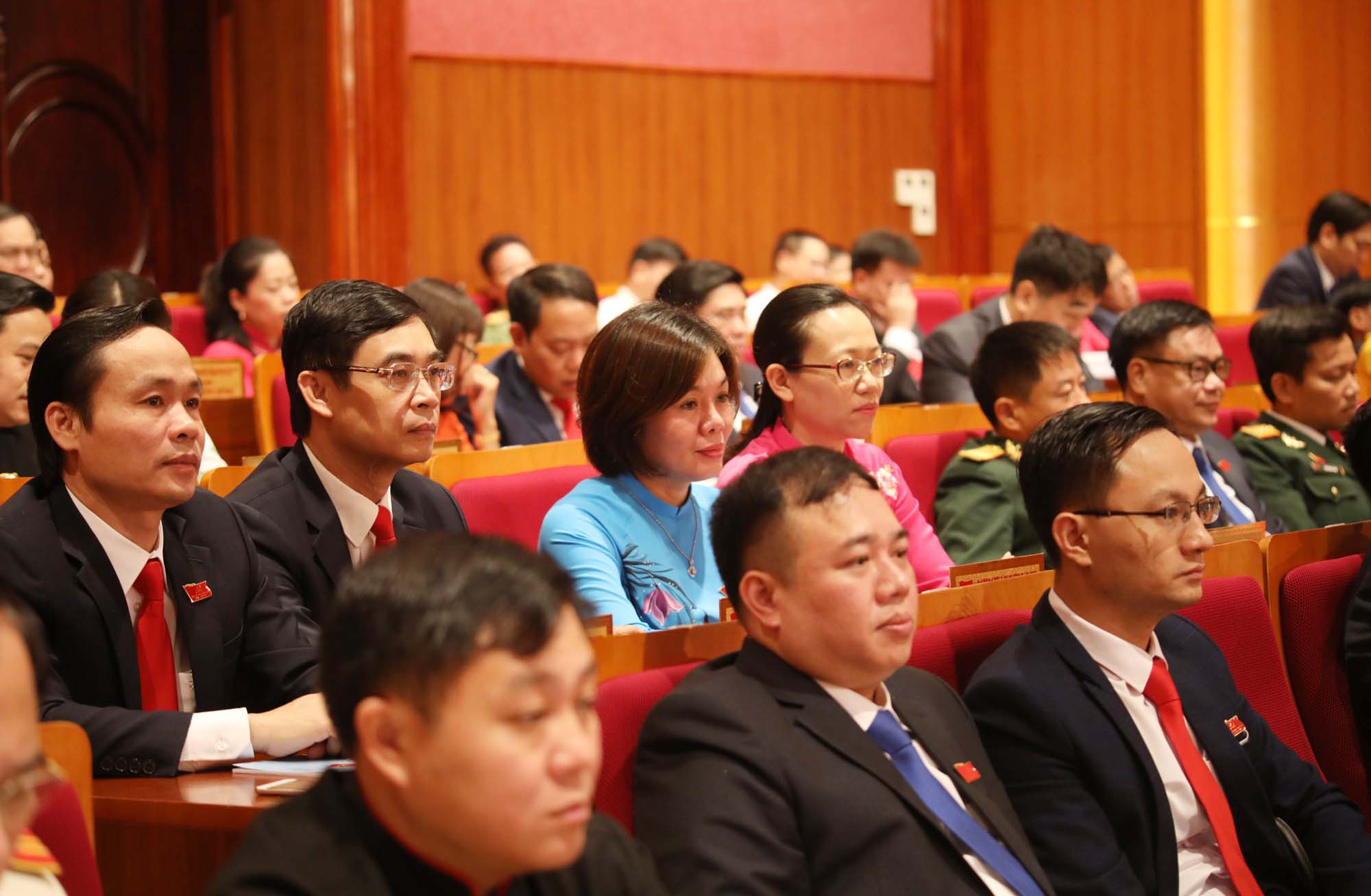 Các đại biểu tham dự Đại hội đại biểu Đảng bộ tỉnh Quảng Ninh khóa XV.
