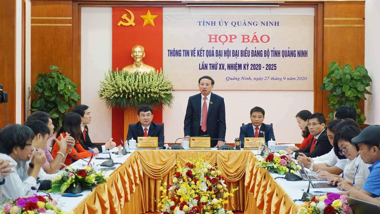 Họp báo thông tin về kết quả Đại hội Đại biểu Đảng bộ tỉnh Quảng Ninh lần thứ XV