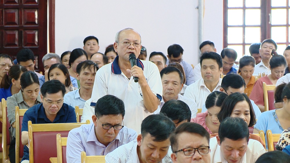 Cử tri huyện Tiên Yên gửi kiến nghị tới Đoàn Đại biểu Quốc hội tỉnh