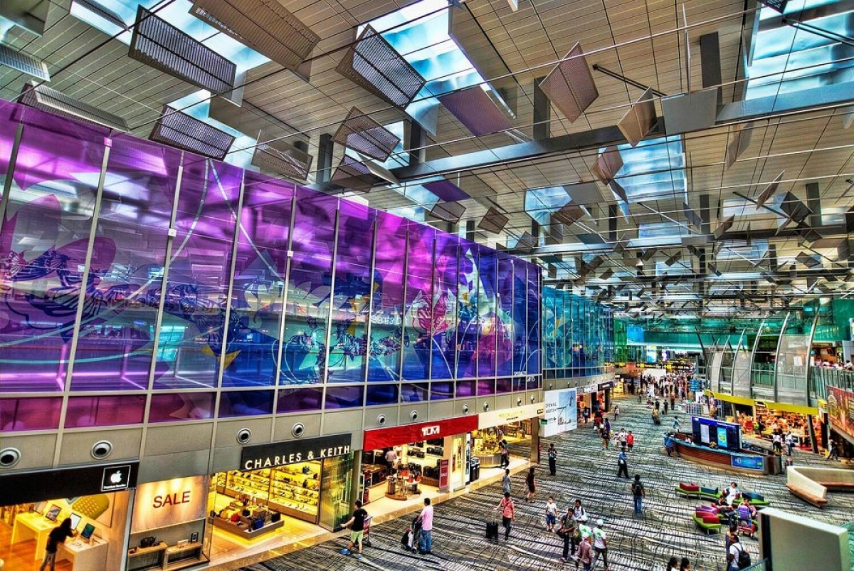 Sân bay quốc tế Changi tại Singapore. (Ảnh Getty Images).