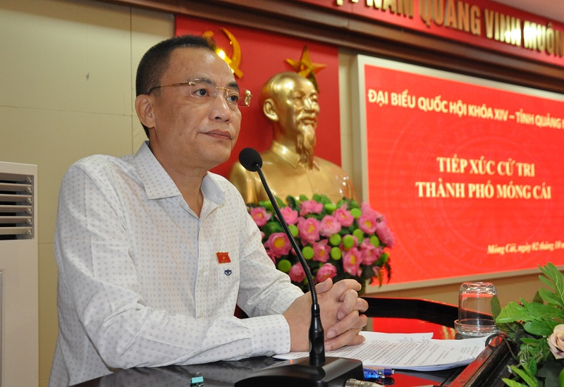 ĐBQH Trần Văn Minh tiếp xúc cử tri TP Móng Cái