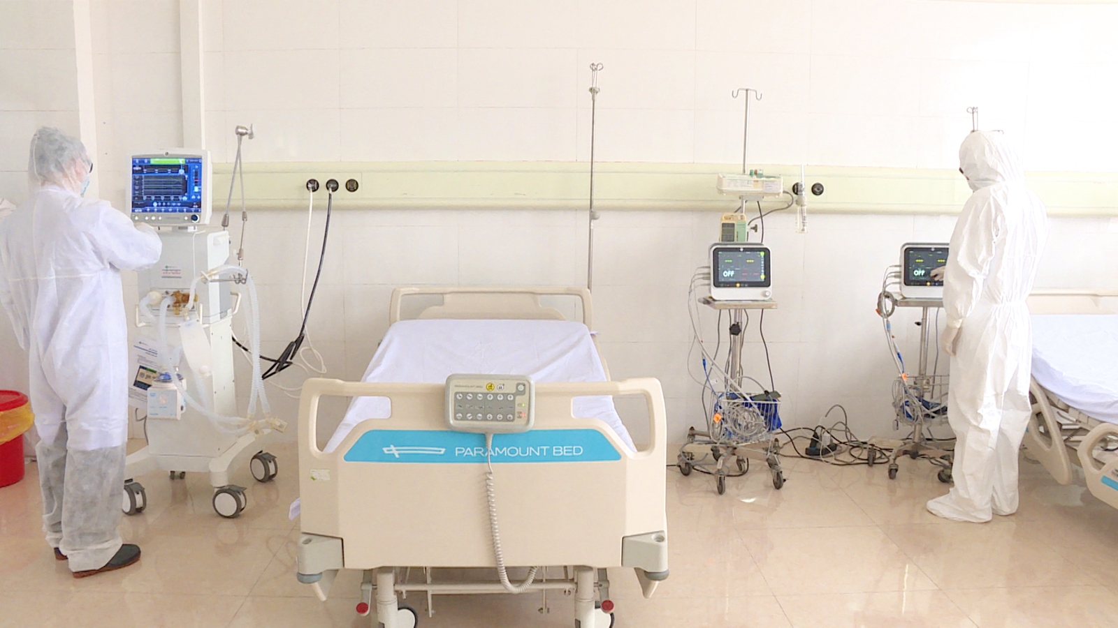 Bệnh viện số 1 Bệnh viện số 1 (tại TTYT TP Móng Cái) nơi trực tiếp chăm sóc, điều trị cho các bệnh nhân nghi ngờ hoặc mắc Covid-19 (nếu có) trên địa bàn tỉnh.