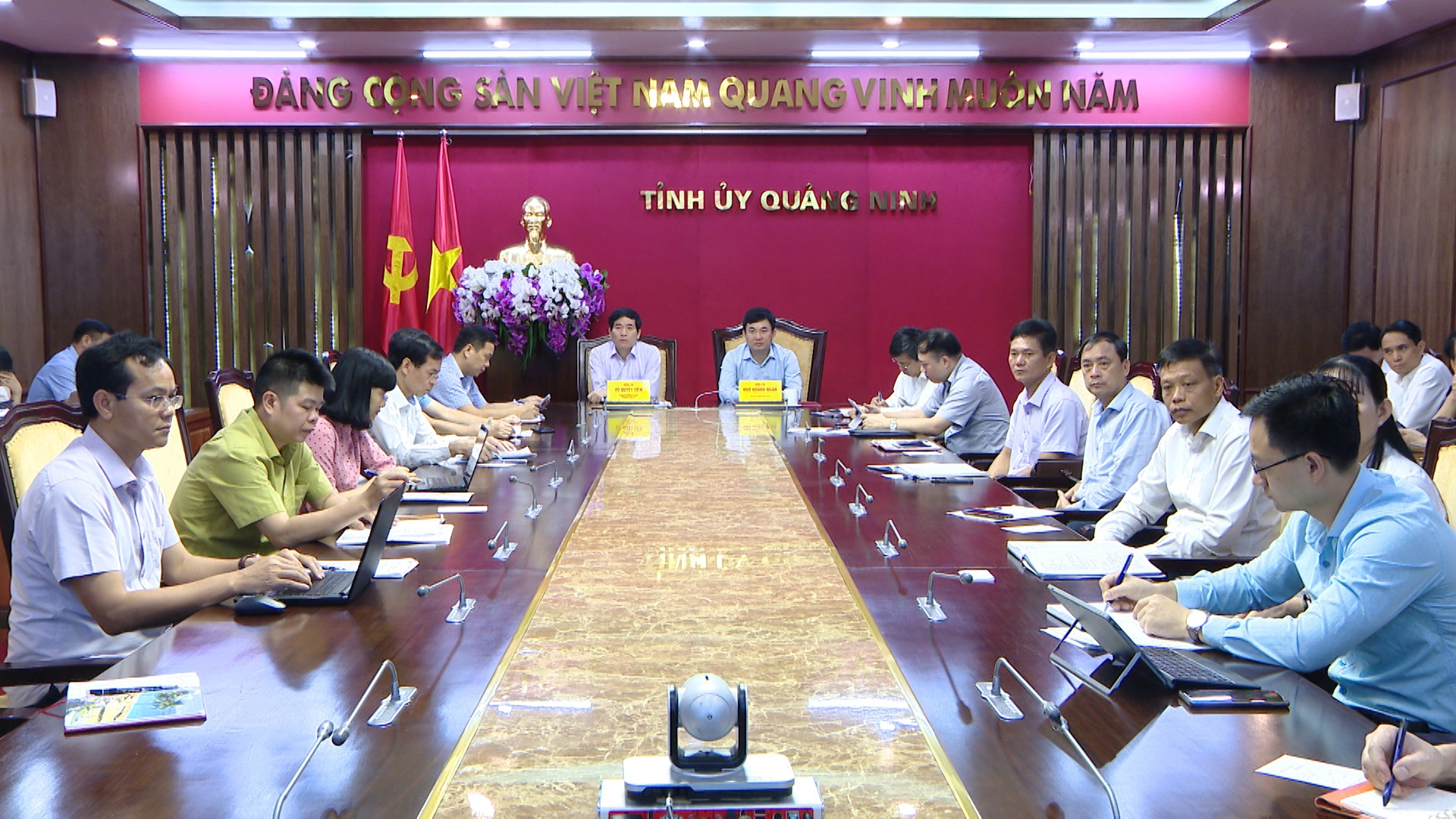 Đầu cầu Quảng Ninh tham dự hội nghị giao ban toàn quốc công tác tổ chức xây dựng Đảng 9 tháng năm 2020.