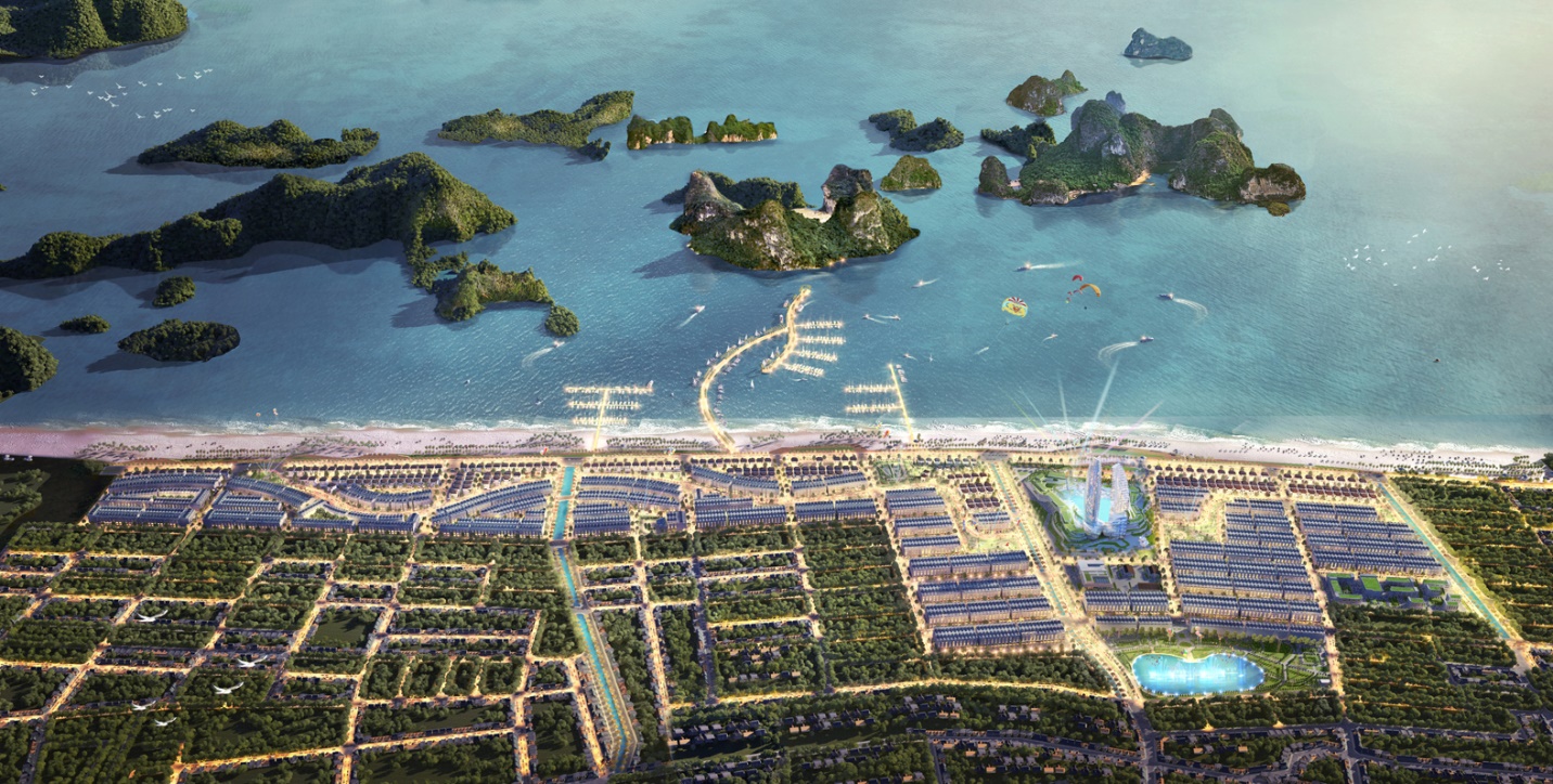 Dự án Green Dragon City được ví như viên kim cương giữa vịnh ngọc.