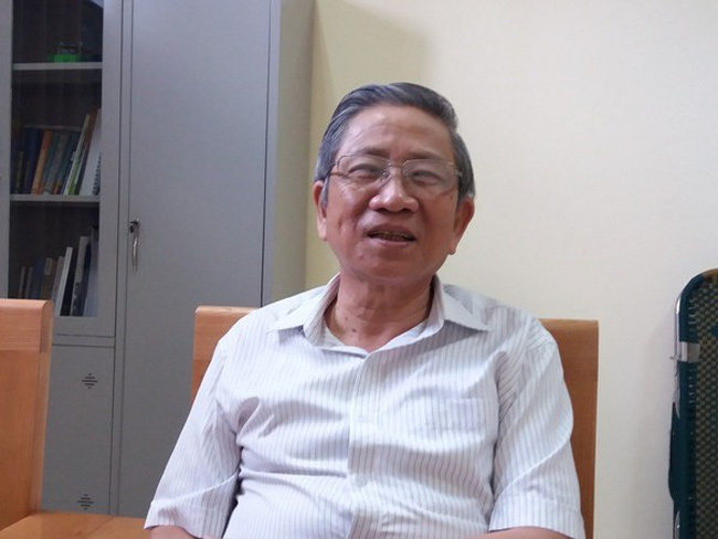 Giáo sư Nguyễn Minh Thuyết, Tổng chủ biên bộ sách Cánh Diều (Ảnh: TTXVN)