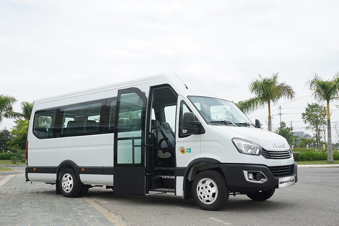 Xe Minibus Iveco tại nhà máy Thaco Bus. Ảnh: Thaco.