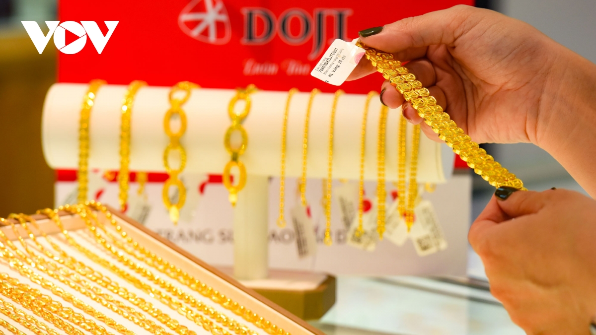 Giá vàng tại DOJI tăng 150.000 đồng/lượng ở chiều mua vào cuối ngày 16/10.