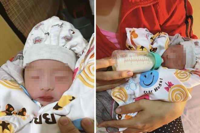 Bé trai sơ sinh bị bỏ rơi dưới trời mưa tầm tã ở Sóc Sơn đang được chăm sóc sức khỏe.