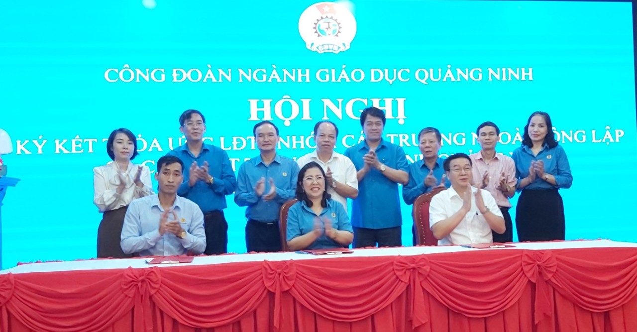 Công đoàn ngành Giáo dục Quảng Ninh ký kết chương trình Phúc lợi cho đoàn viên công đoàn với các đơn vị, doanh nghiệp 