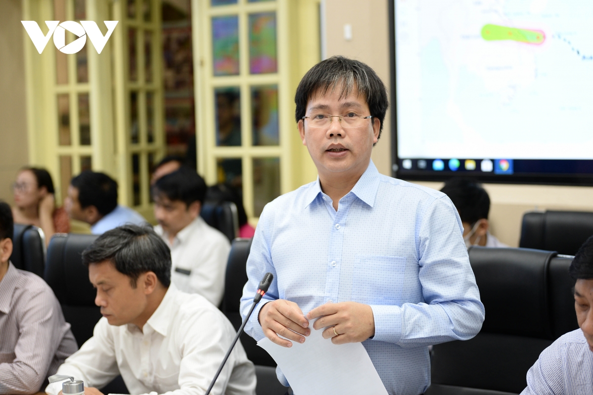 Giám đốc Trung tâm Dự báo Khí tượng Thuỷ văn Quốc gia Mai Văn Khiêm.