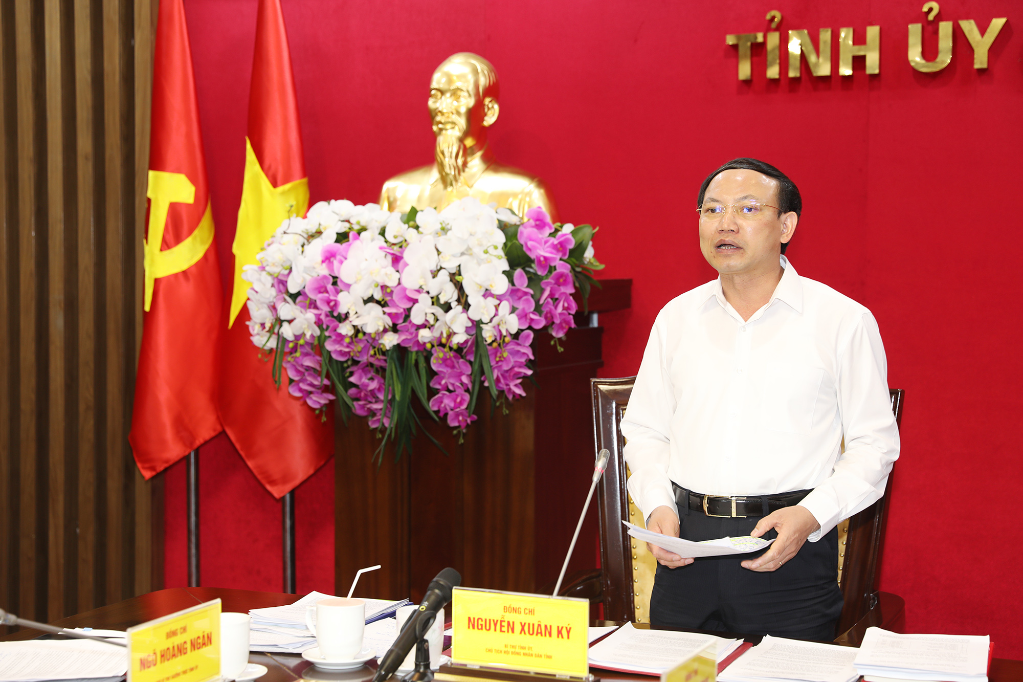 Đồng chí Nguyễn Xuân Ký, Bí thư Tỉnh ủy, Chủ tịch HĐND tỉnh kết luận