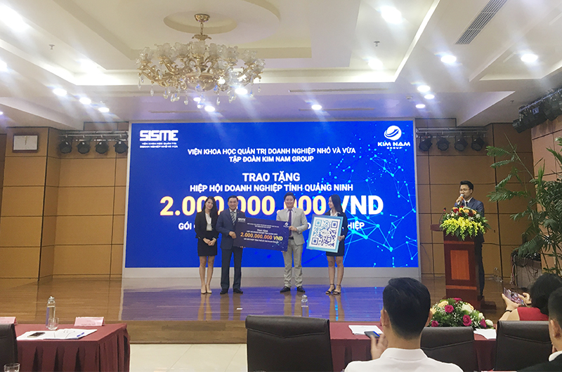 Viện Khoa học Quản tri doanh nhỏ và vừa, Tập đoàn Kim Nam đã trao tặng cho Hiệp hội Doanh nghiệp tỉnh gói giải pháp hỗ trợ doanh nghiệp kết nối thương mại, hợp tác đầu tư
