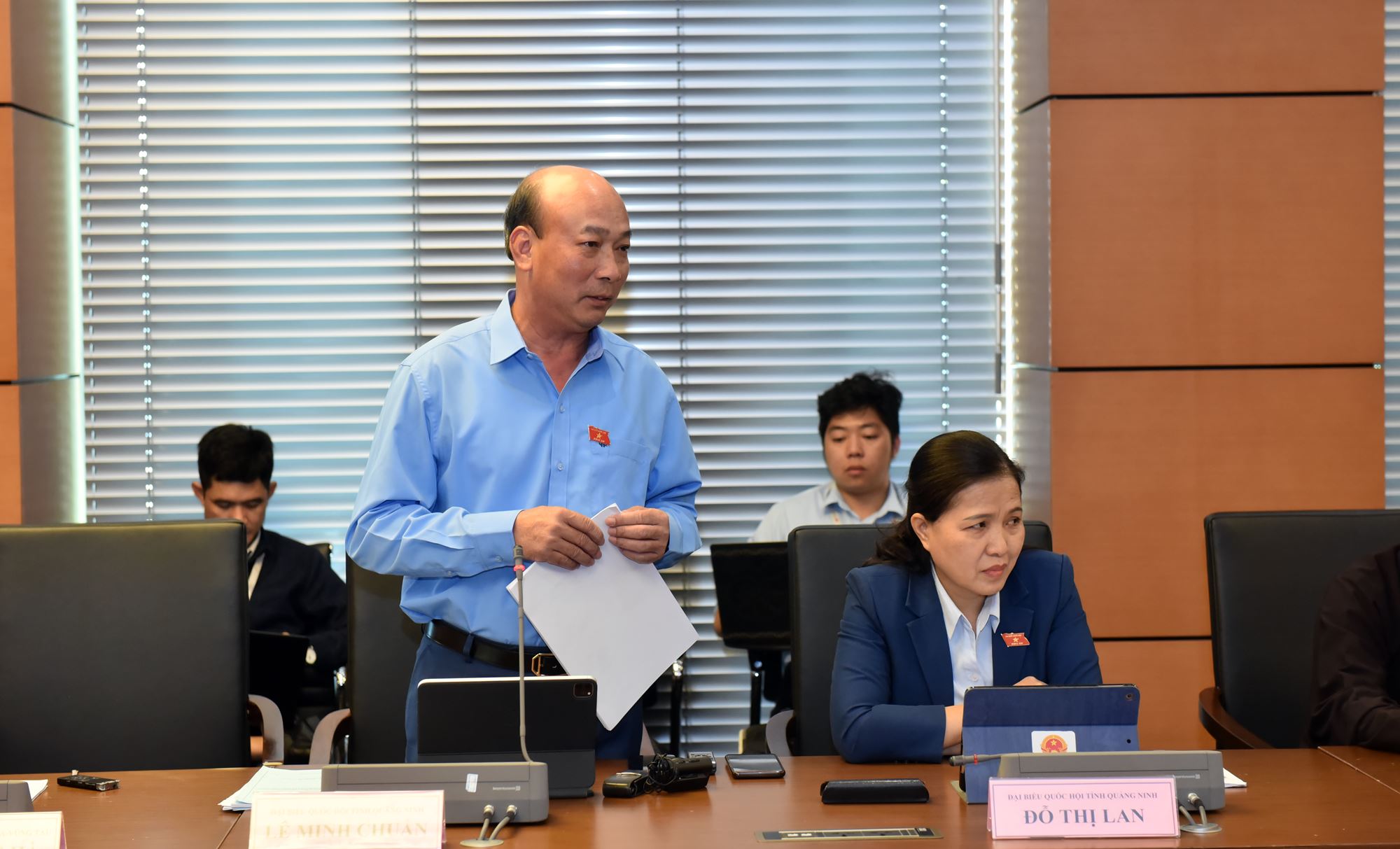 Đại biểu Lê Minh Chuẩn, Chủ tịch HĐTV Tập đoàn Công nghiệp Than - Khoáng sản Việt Nam, ĐBQH tỉnh 