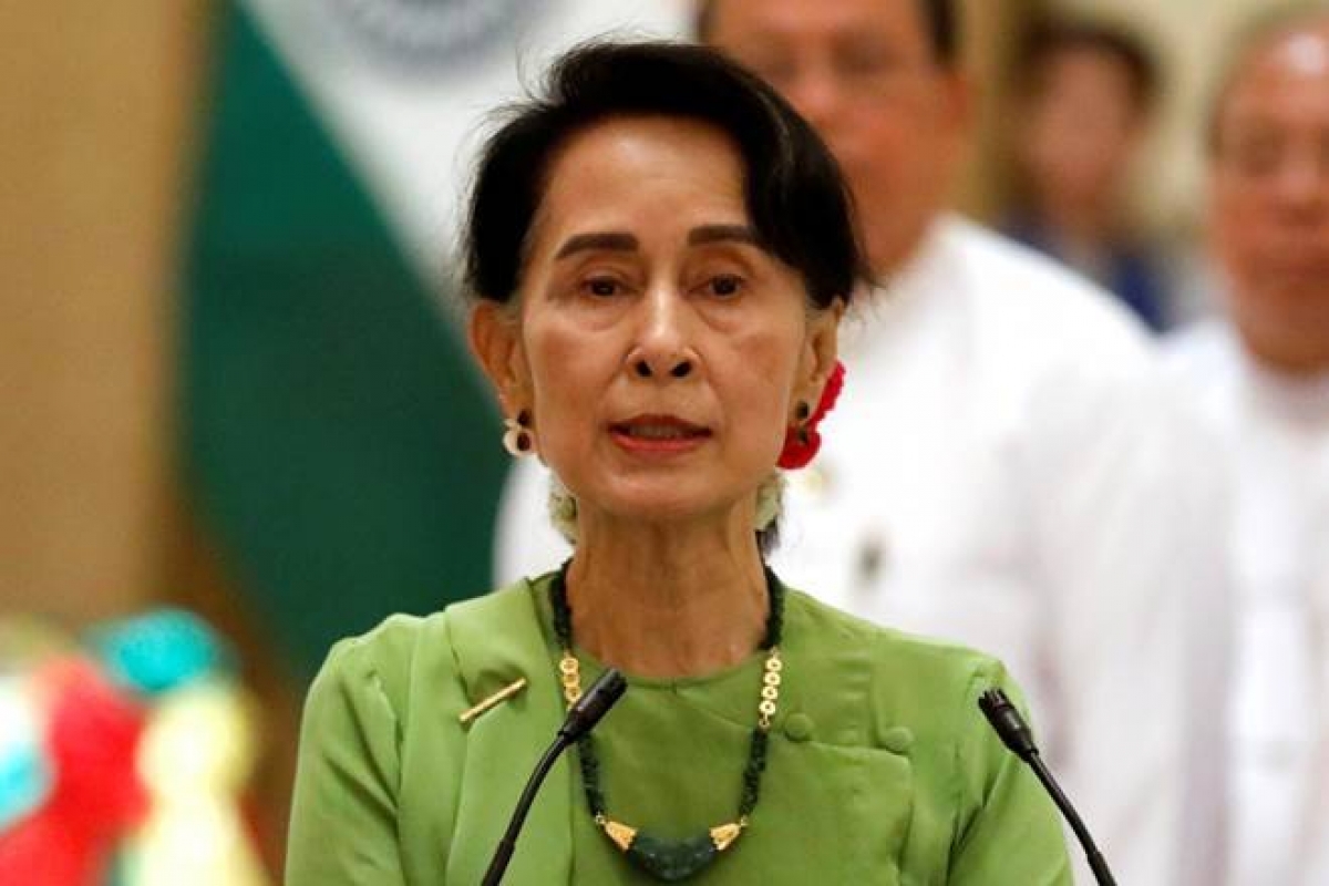 Nhà lãnh đạo Aung San Suu Kyi. Ảnh: Reuters