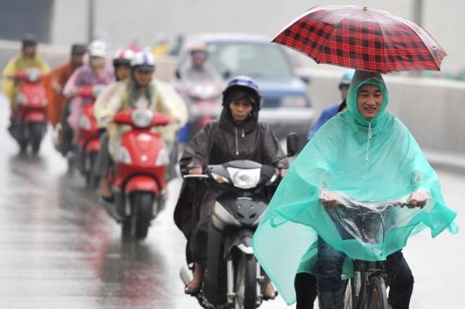 Hôm nay, Hà Nội và các tỉnh Bắc Bộ mưa rét.