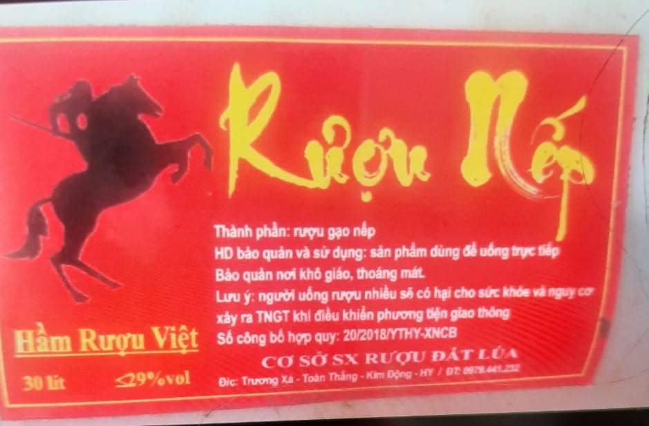 Sản phẩm Rượu nếp, Hầm rượu Việt khiến nhiều người ngộ độc trong thời gian qua.