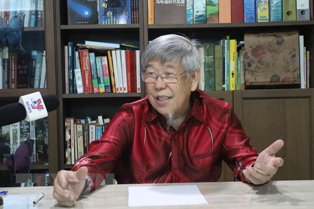 Giáo sư Hoo Ke Ping, chuyên gia phân tích chính trị, kinh tế uy tín tại Malaysia. (Ảnh: Mạnh Tuân/TTXVN)