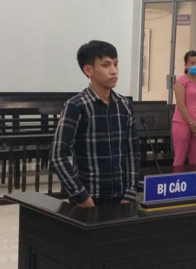 Bị cáo Lê Văn Thành tại tòa.