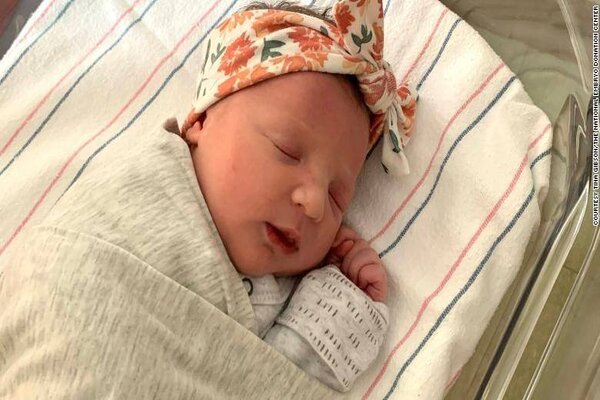 Bé Molly Everette Gibson khi mới chào đời. Ảnh: Trung tâm Hiến tặng phôi thai quốc gia Mỹ