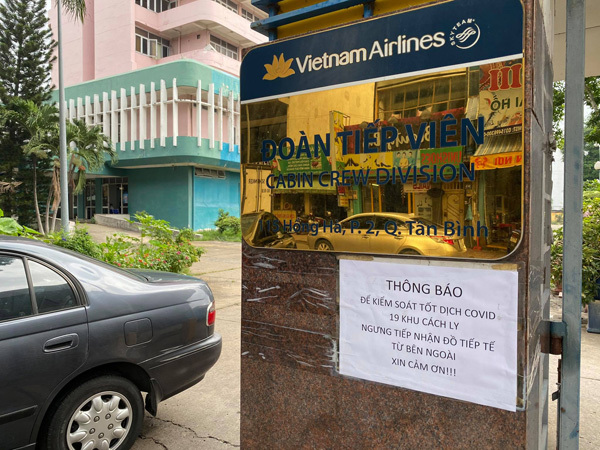 Sở Y tế TP.HCM quyết định đóng cửa khu cách ly đoàn tiếp viên Vietnam Airlines. - Ảnh: VNN