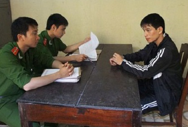 Đối tượng Lê Quang Cường trong một vụ án trước đó.
