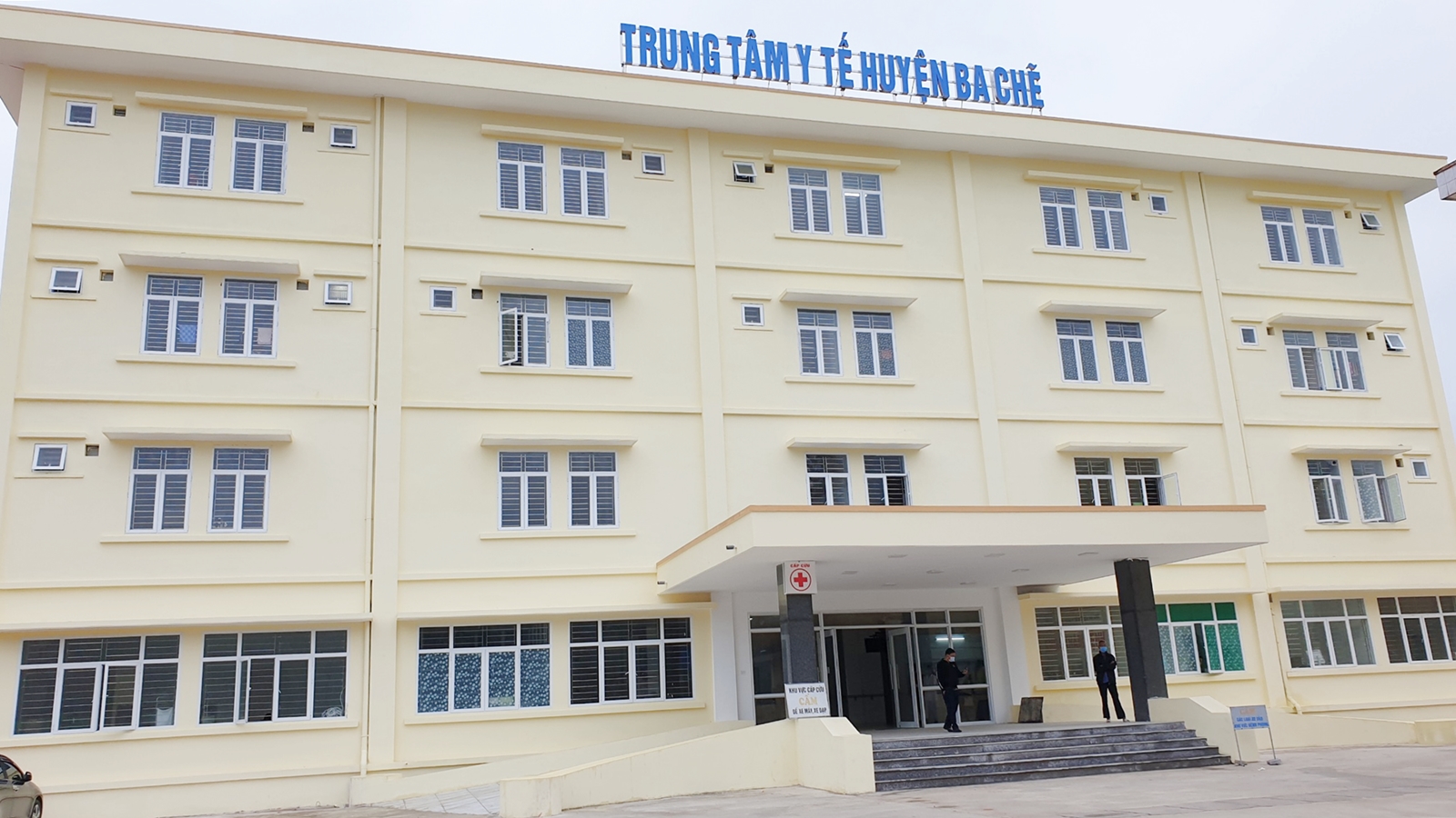 Khu điều trị 4 tầng của TTYT huyện Ba Chẽ sắp hoàn thành đưa vào sử dụng vào đầu năm 2021.