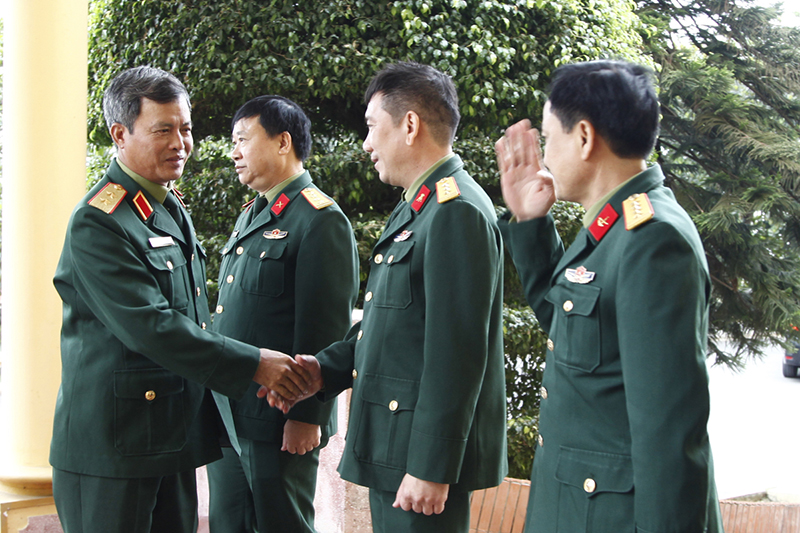 Đoàn công tác của Uỷ ban Quốc phòng và An ninh thăm Bộ CHQS tỉnh Quảng Ninh.