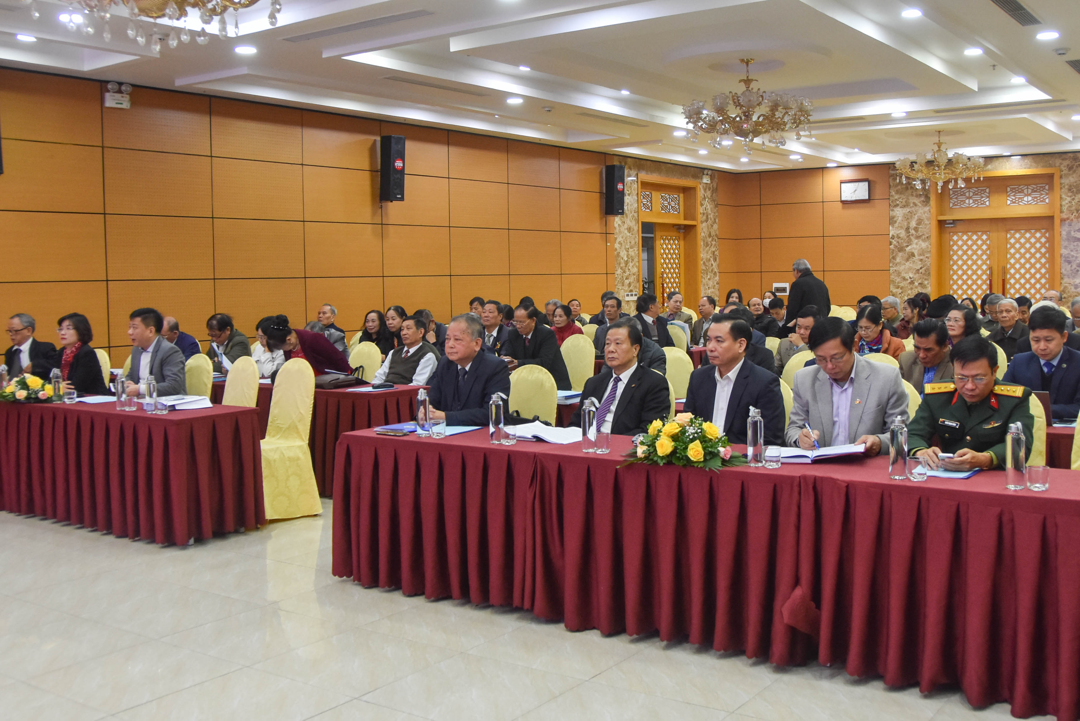 Các đại biểu tham dự Hội nghị tổng kết công tác hội NCT năm 2020.