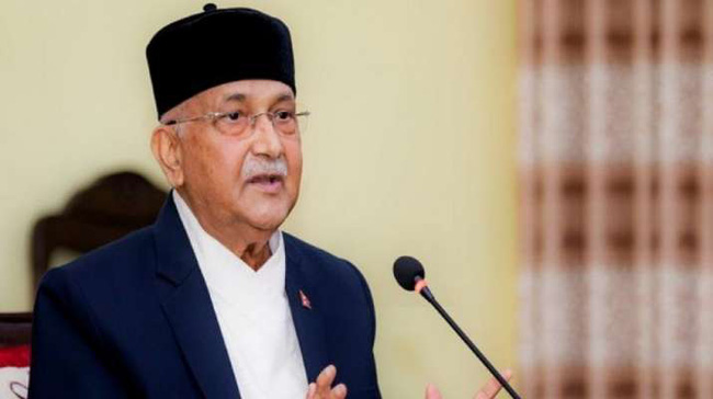 Thủ tướng Nepal KP Sharma Oli. (Ảnh: AP)