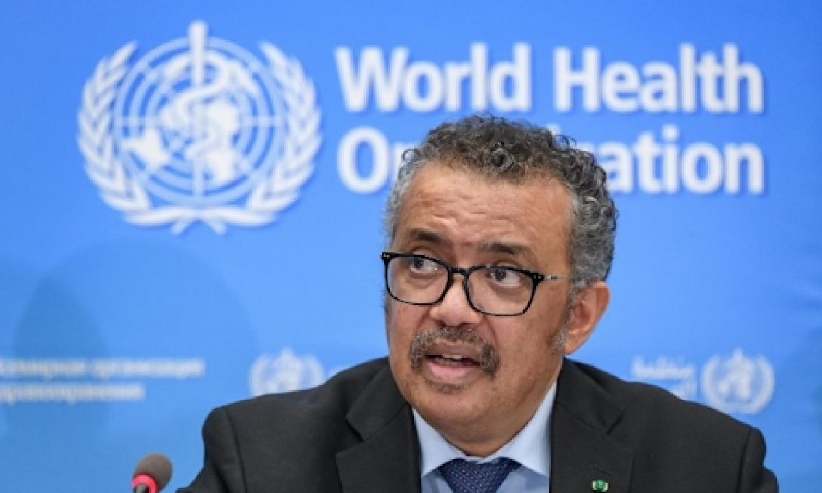 Tổng Giám đốc Tổ chức Y tế thế giới Tedros Adhanom Ghebreyesus. Ảnh: AFP