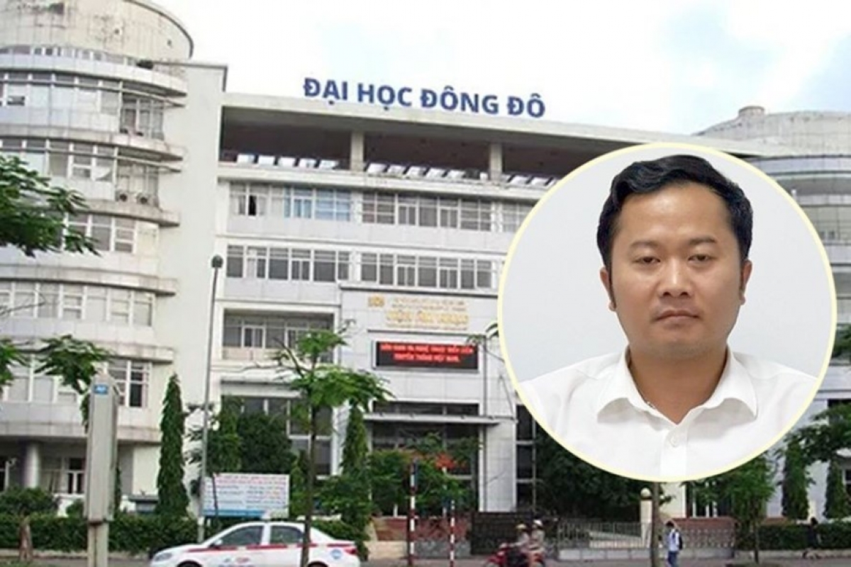 Bị can Dương Văn Hòa - cựu hiệu trưởng trường Đại học Đông Đô.