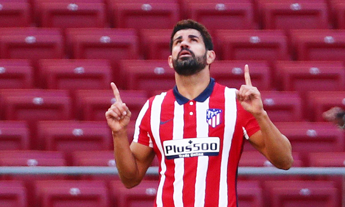 Costa chỉ ghi 19 bàn trong 81 trận cho Atletico từ năm 2018. Ảnh: Reuters