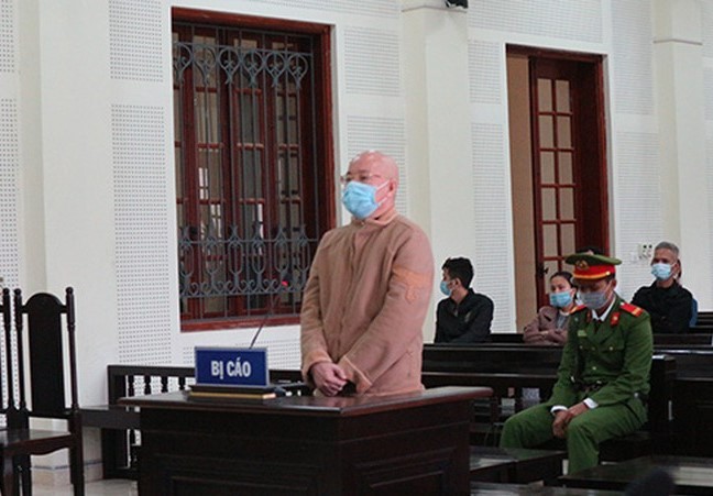 Bị cáo Nguyễn Văn Hùng tại toà