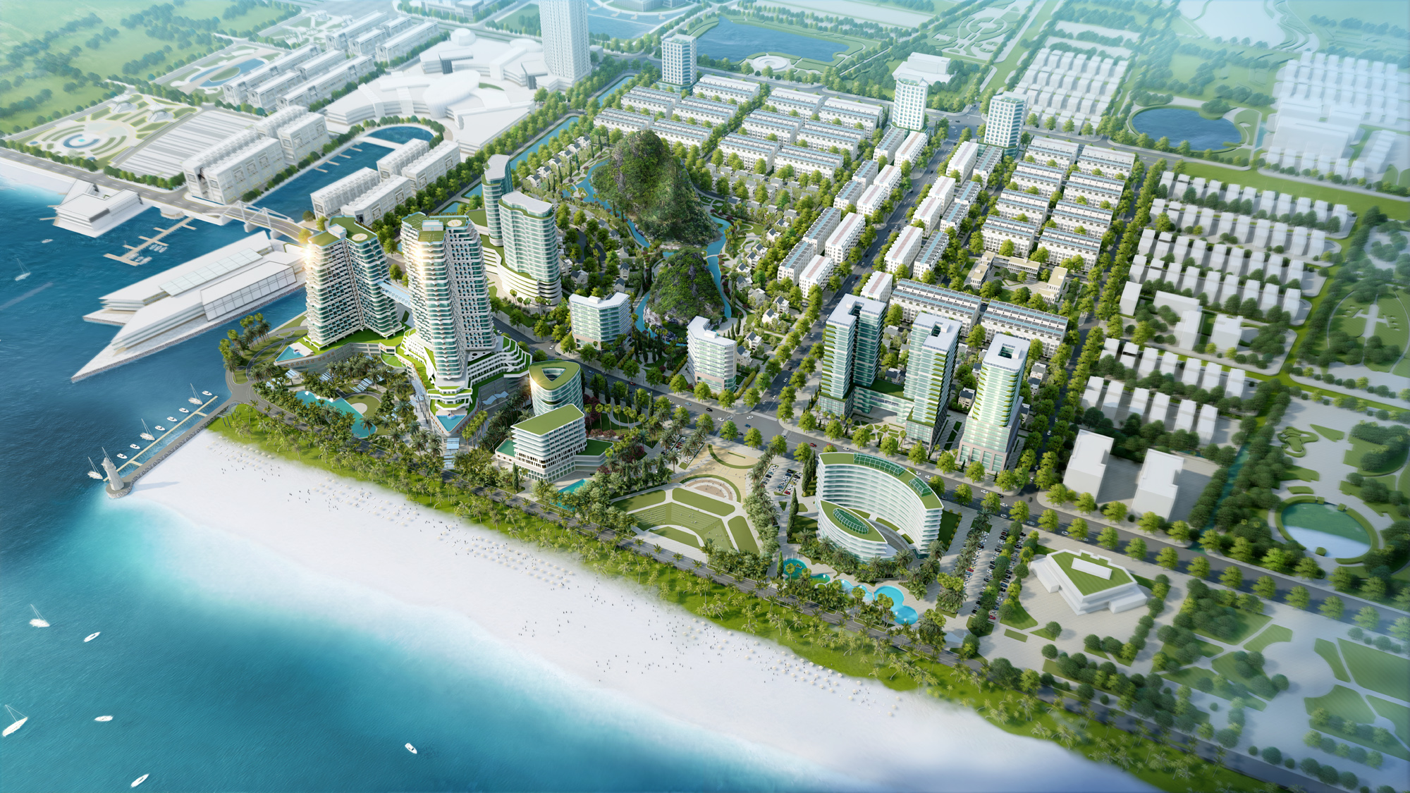 Quy hoạch chi tiết tỷ lệ 1/500 khu đô thị Ocean Park.