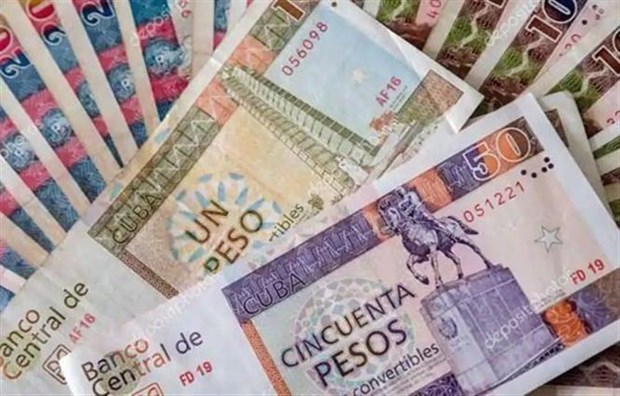 Đồng peso của Cuba. (Ảnh: NNN/TTXVN)