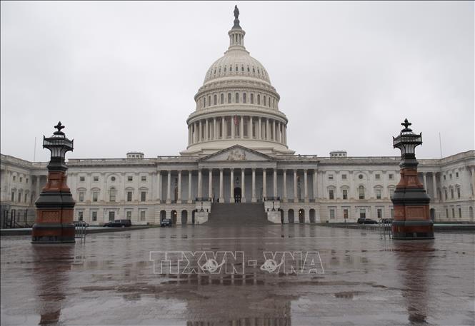 Chú thích ảnh Toà nhà Quốc hội Mỹ ở Washington, DC. Ảnh: AFP/TTXVN