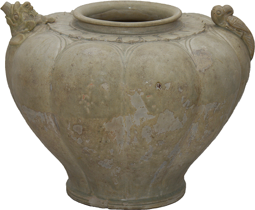 Bình gốm hoa sen (Niên đại: Thế kỷ XI – XII) 