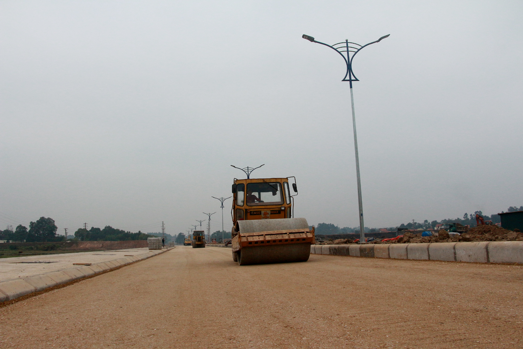 Nhà thầu thi công dự án tuyến đường 331 nối 338 tại TX Quảng Yên.