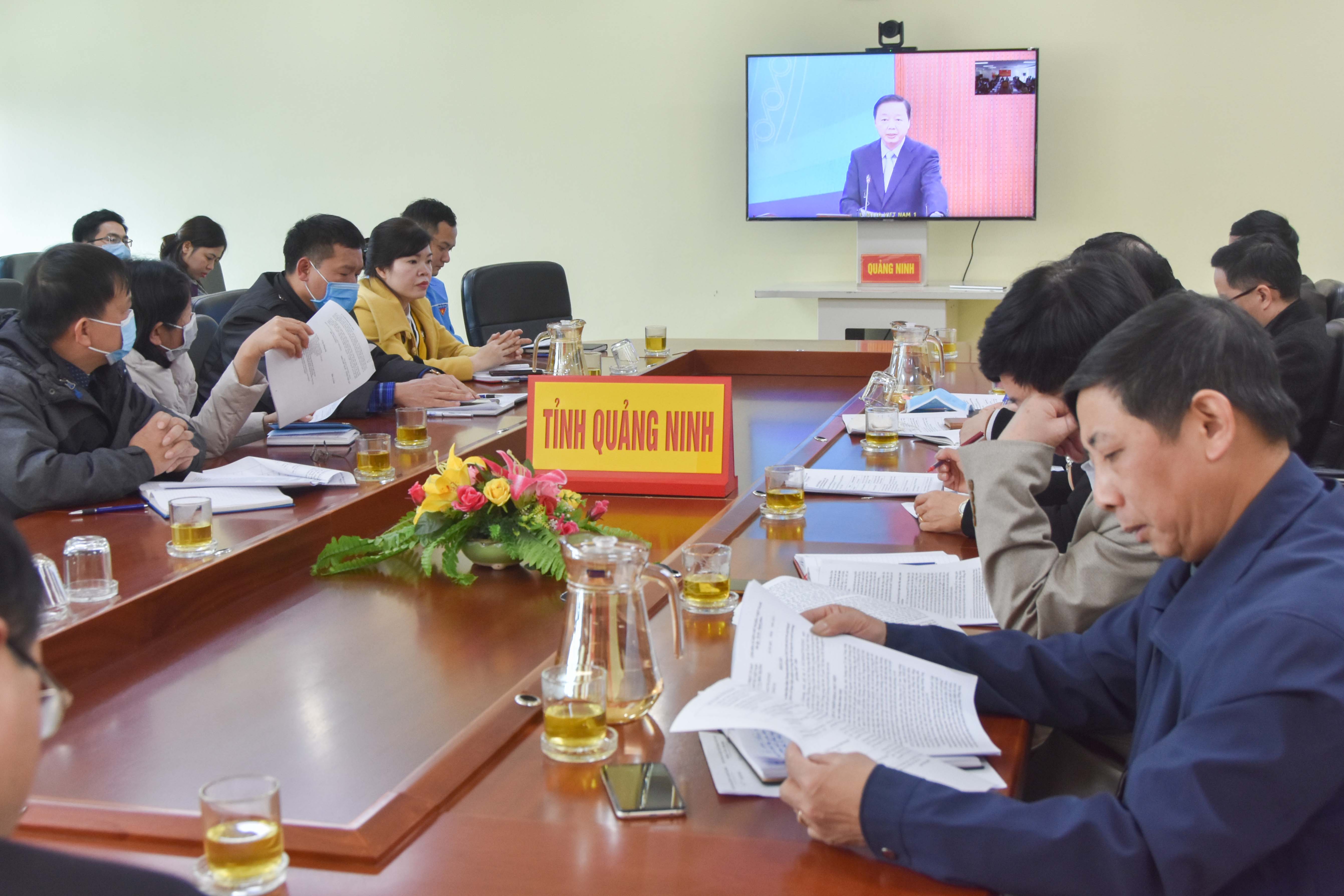 Hội nghị tổng kết được truyền hình trực tuyến từ thủ đô Hà Nội đến Ủy ban MTTQ 63 tỉnh, thành.