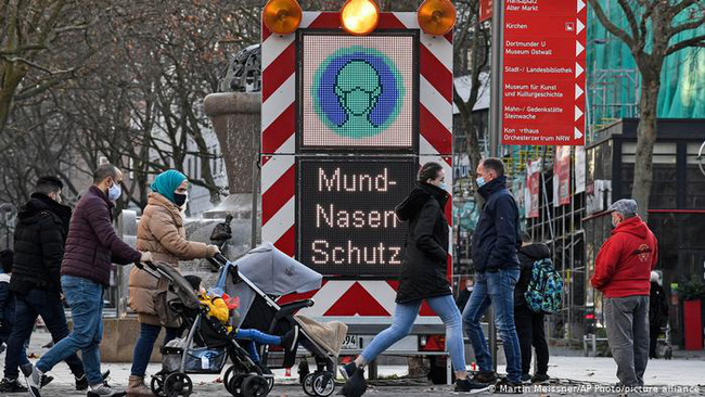 Từ ngày 12/1, cư dân Berlin không được rời khỏi nơi cư trú quá 15 km. (Ảnh: AP)
