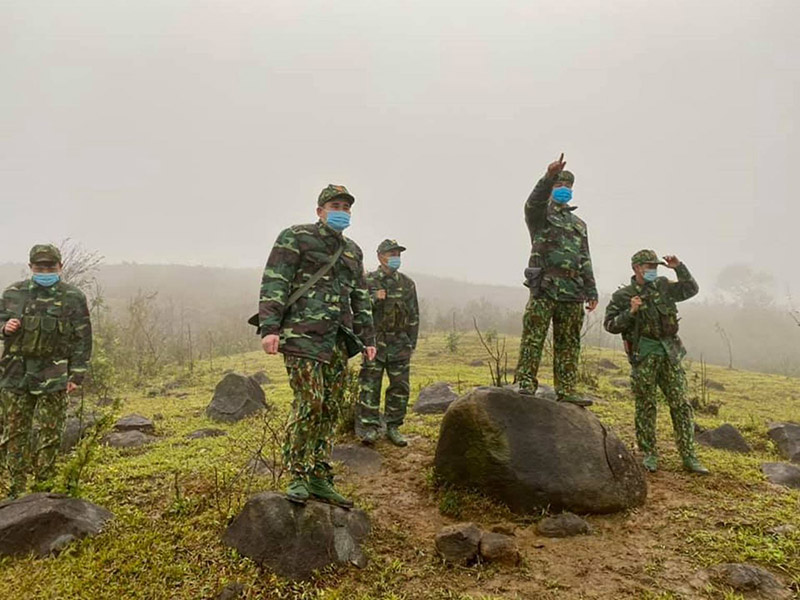 Đồn Biên phòng Hướng Lập (Quảng Trị) tuần tra biên giới Việt-Lào. Ảnh: VGP/Minh Trang