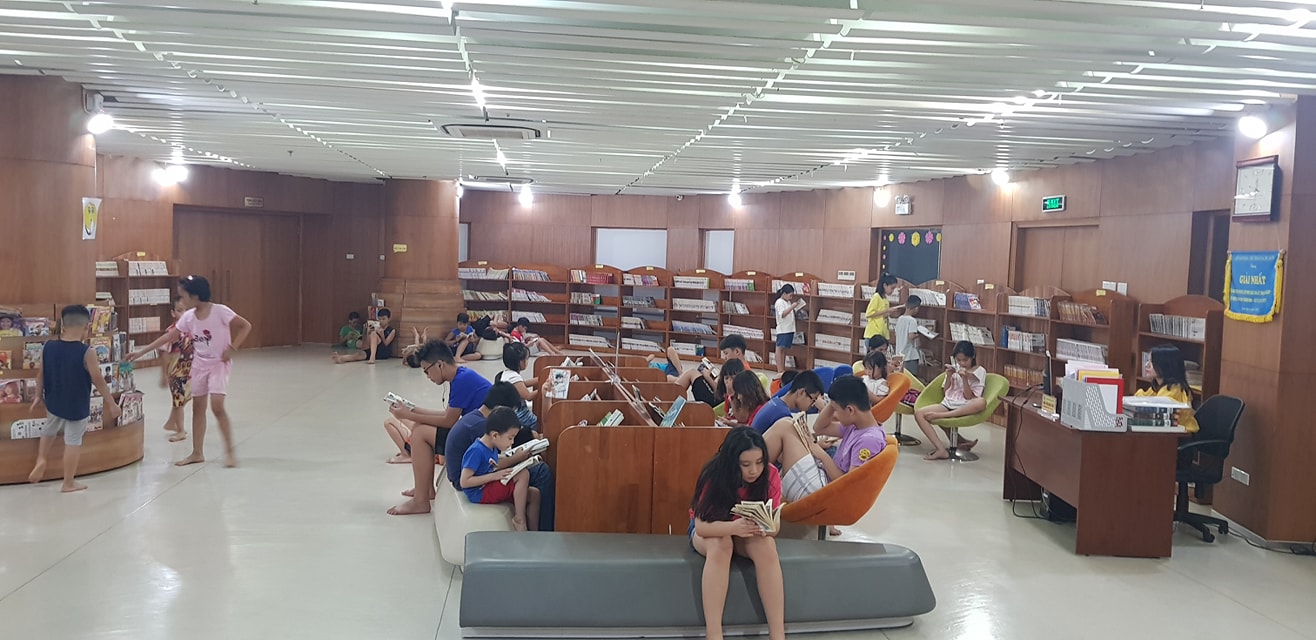 Không gian đọc sách cho thiếu nhi tại Thư viện tỉnh.
