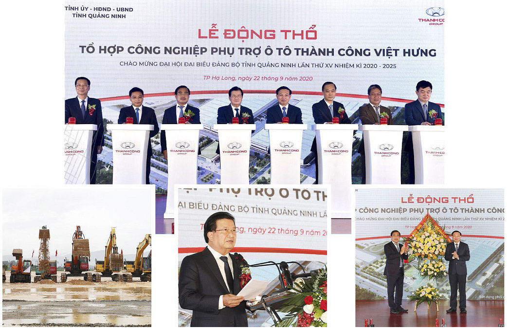 Lễ động thổ tổ hợp công nghiệp phụ trợ ô tô Thành Công Việt Hưng