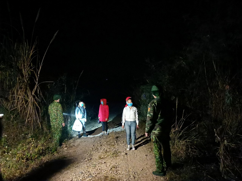Đội Tuần tra Kiểm soát của Đồn Biên phòng Bắc Sơn bắt giữ