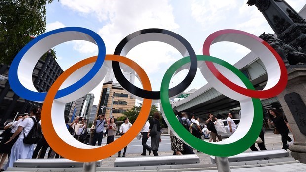 Biểu tượng Olympic Tokyo 2020. (Ảnh: Aflo/Shutterstock)
